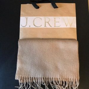J.Crew Solid Cashmere Scarf Camel
